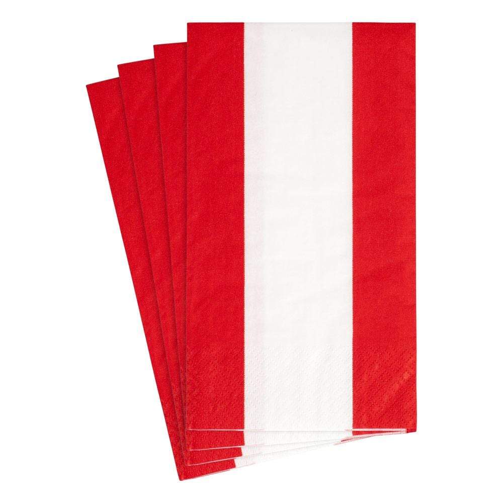 Bandol Stripe Red Guest Napkins