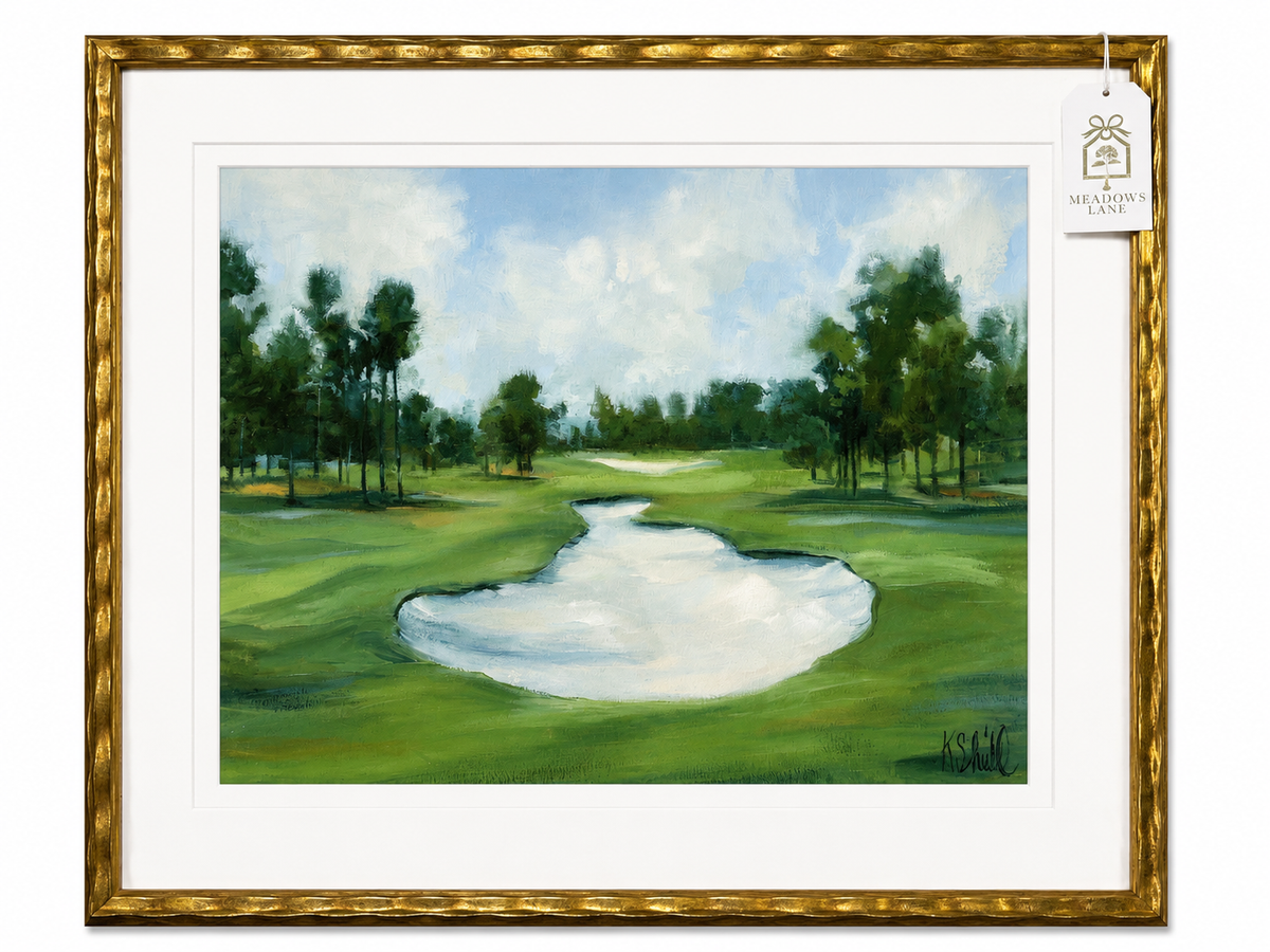 Golf Course Framed Art 24x20