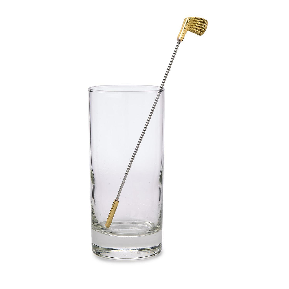 Gold Golf Club Stirrers - Set of 4