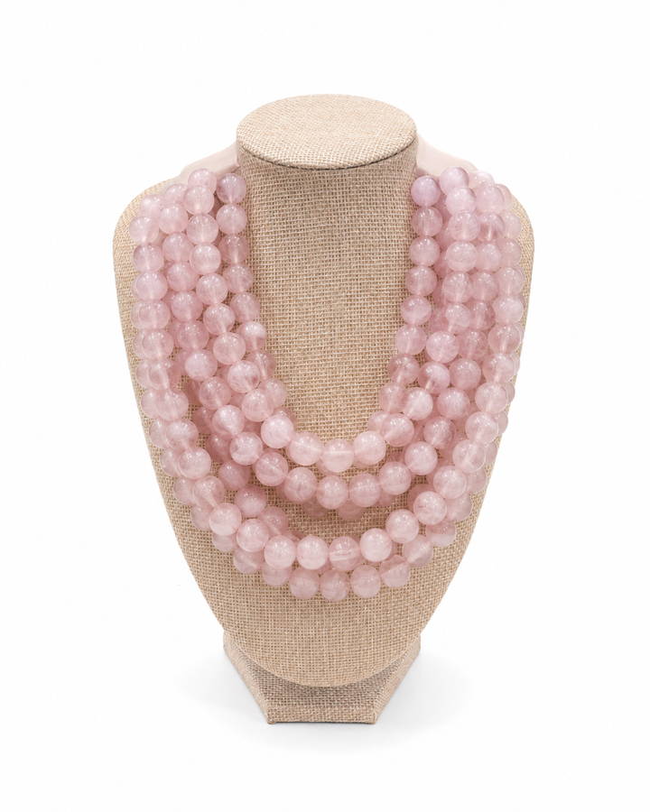 Agate Ball Bead Necklace