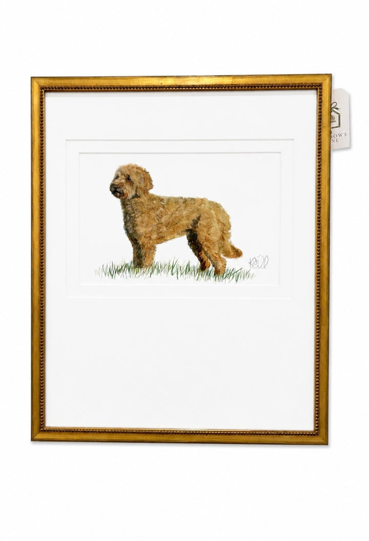 Golden Doodle Framed Art 18x22