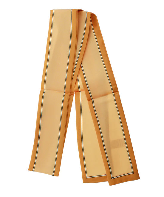 Burnt Orange Twilly Scarf