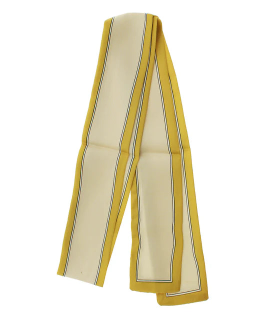 Mustard Olive Twilly Scarf