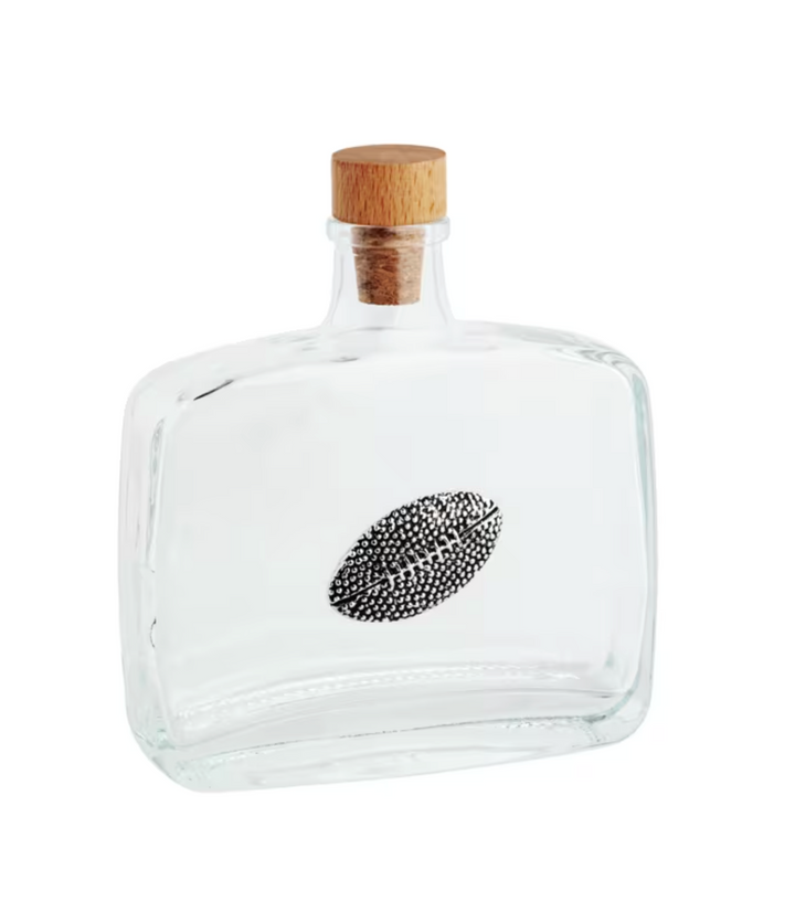 Football Metal Icon Decanter