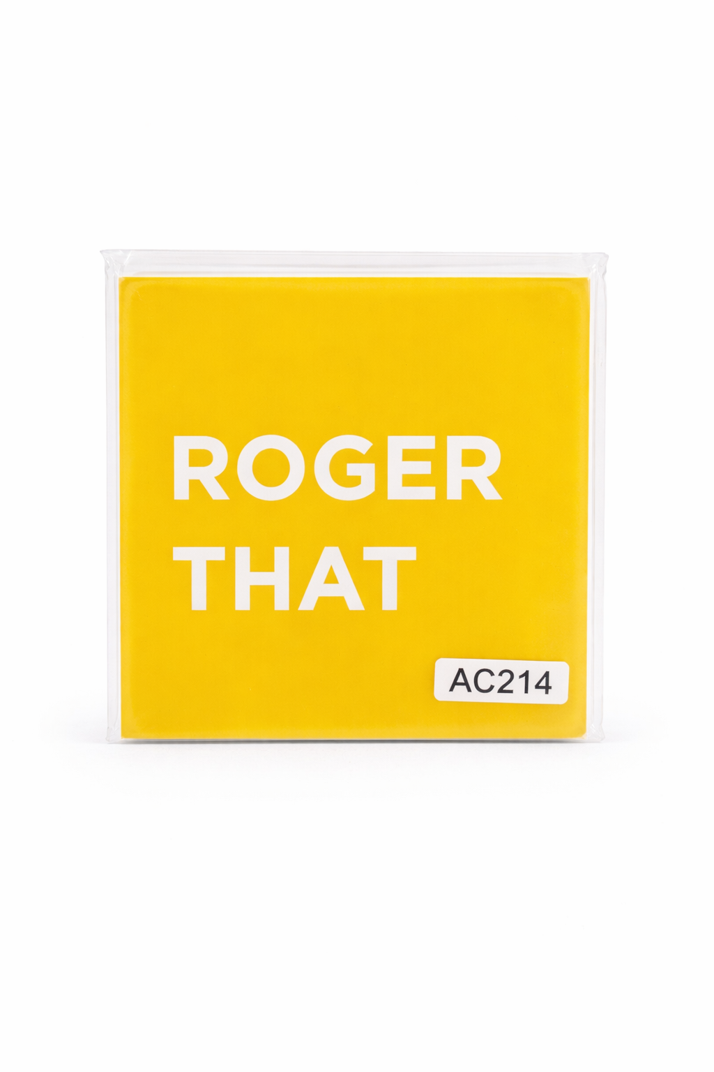 Roger That. Coasters
