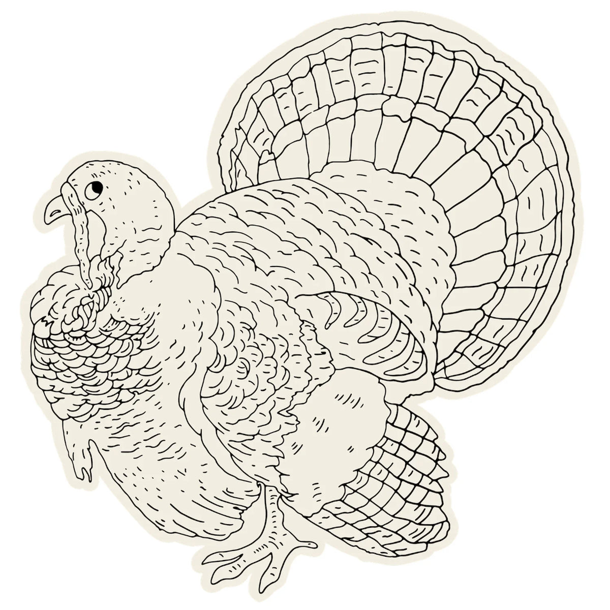 Turkey Coloring Placemats