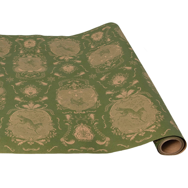 Moss Fable Toile Runner - 30" x 25