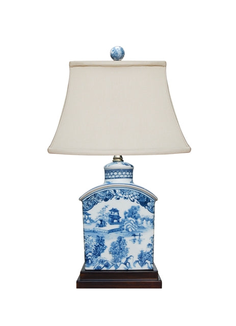 Chinoiserie Square Lamp