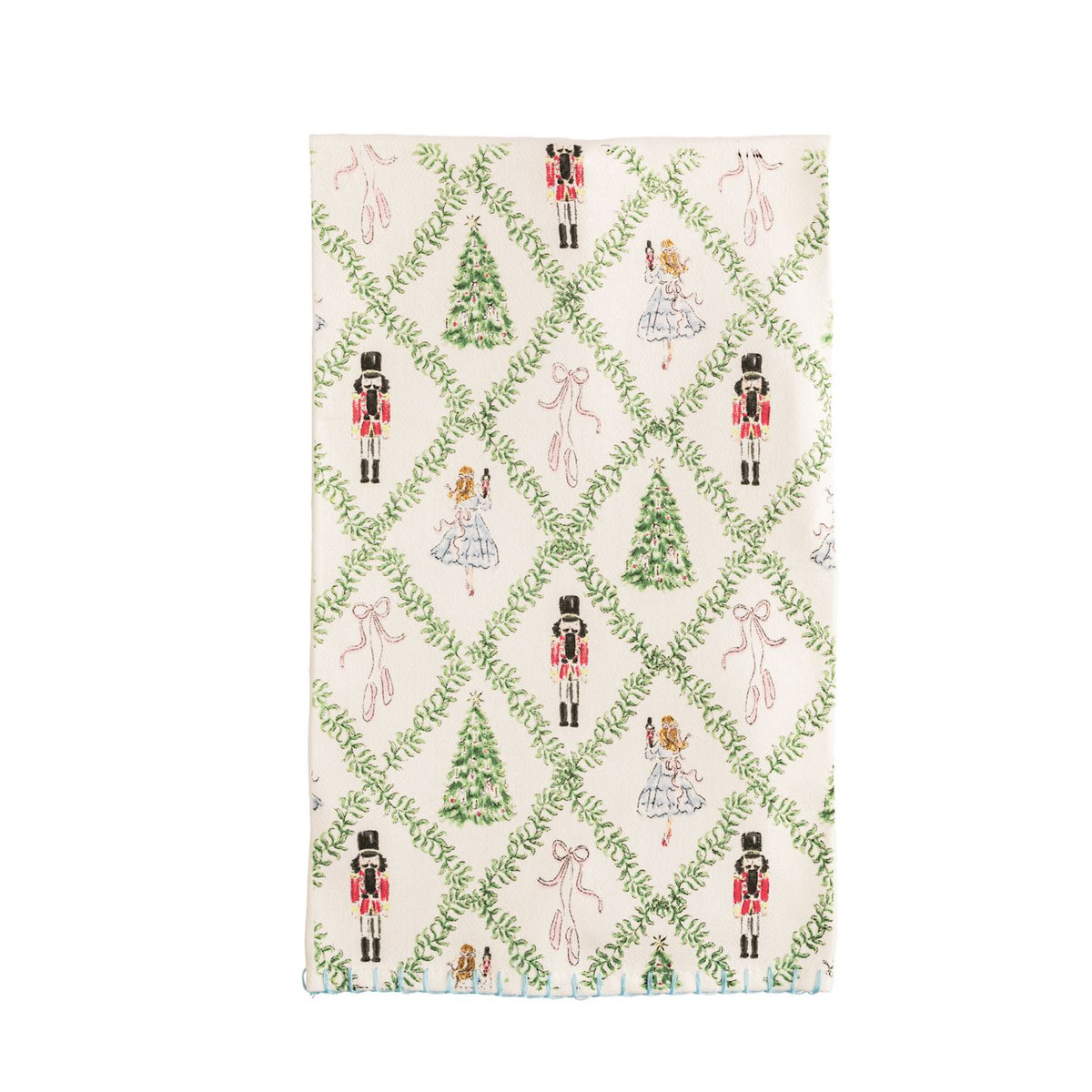Lattice Nutcracker Tea Towel