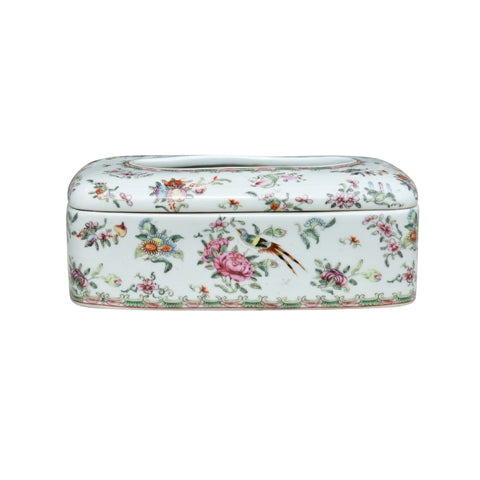 Rose Canton Tissue Box