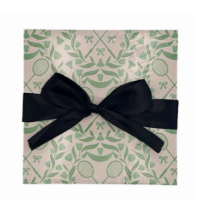 Green Tennis Print Notepad