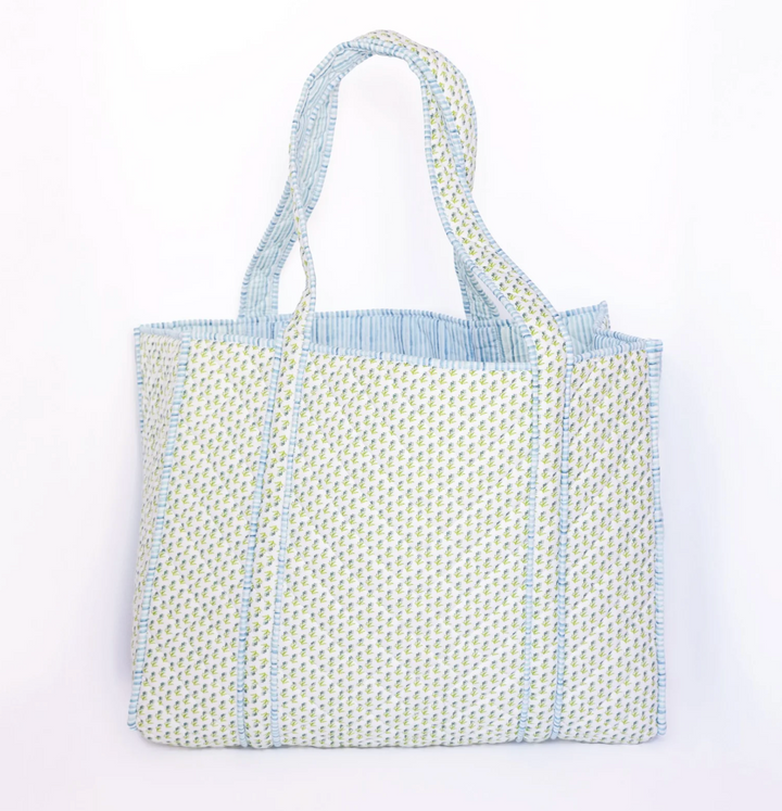Large Abide Floral Tote Bag