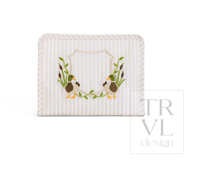 TRVL Roadie Medium Zip Pouch - Duck Sand