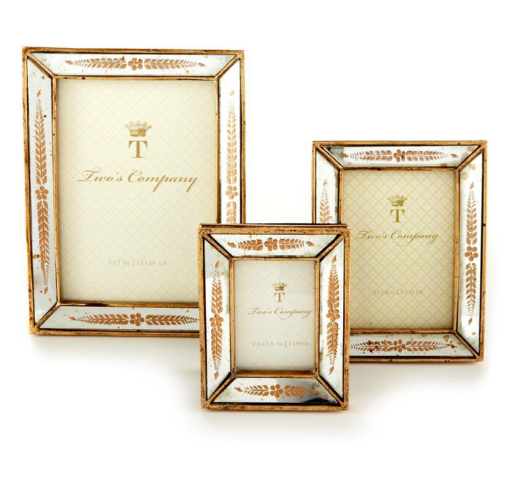 Gold Leaf Photo Frames