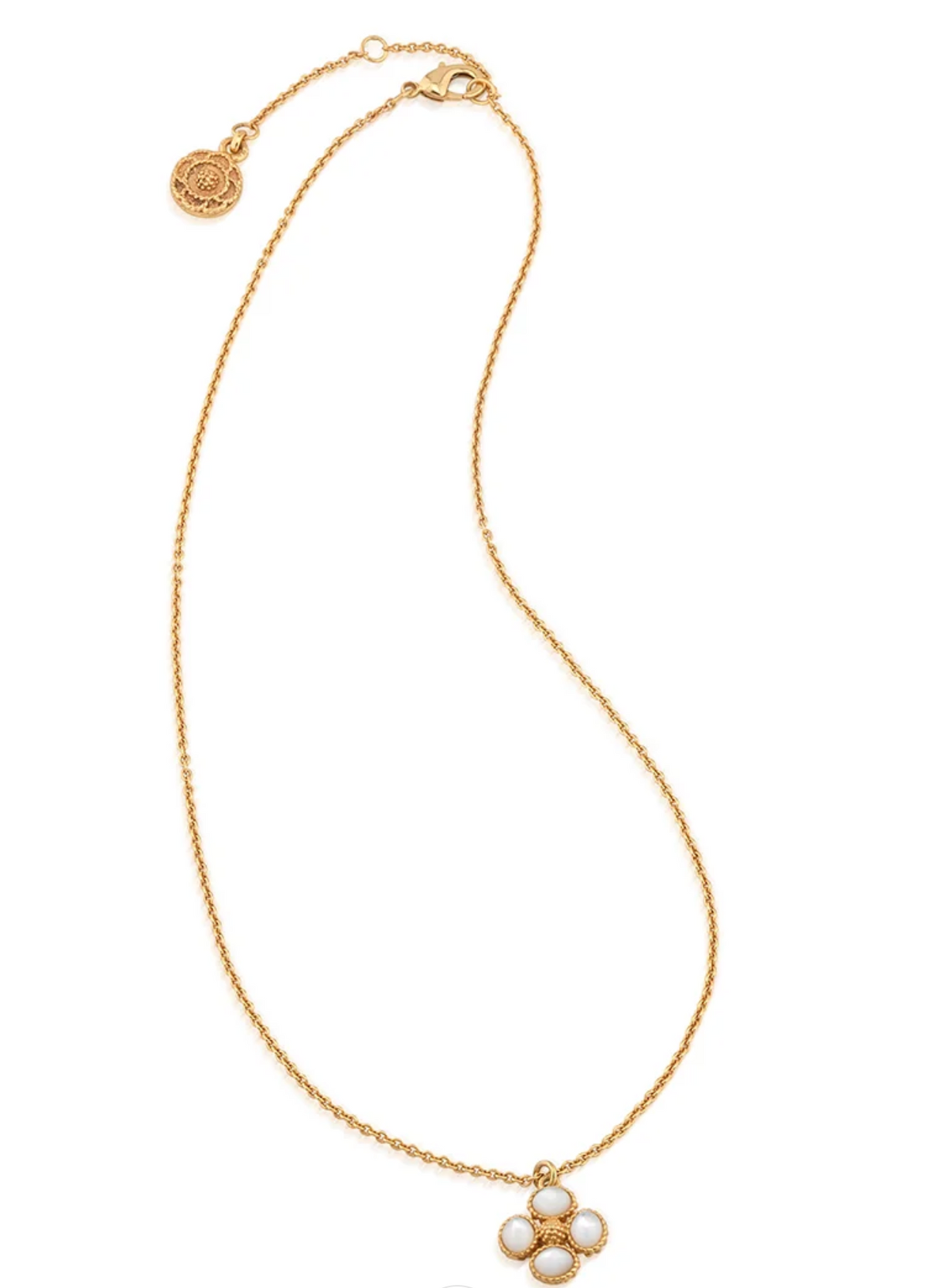 Berry Clover Double Sided Charm Necklace