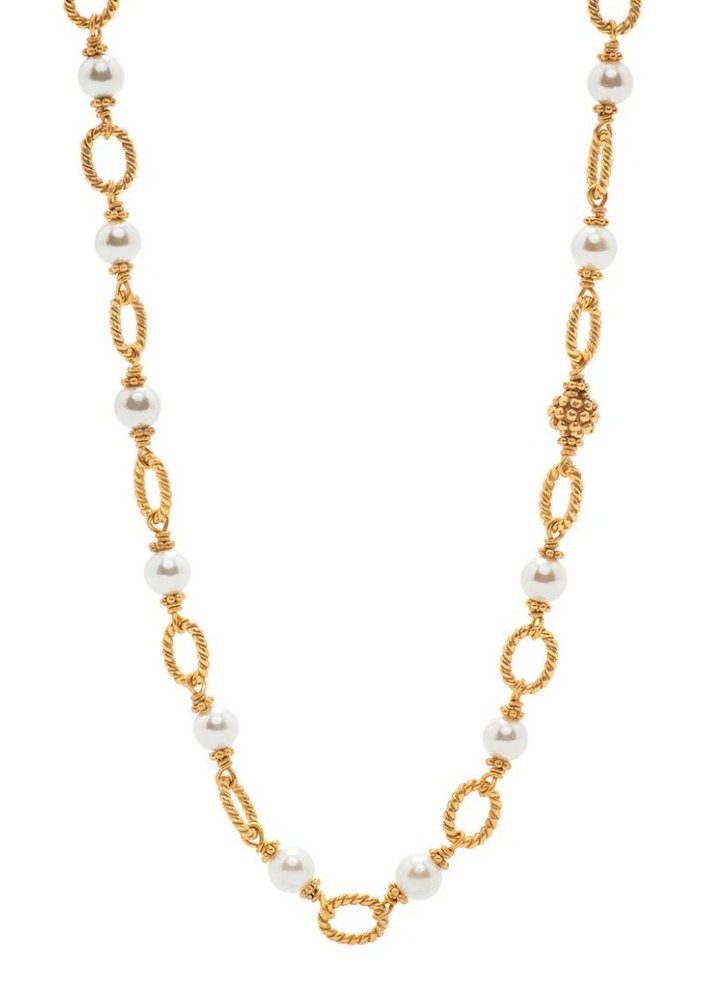 Berry and Bead Chain Necklace