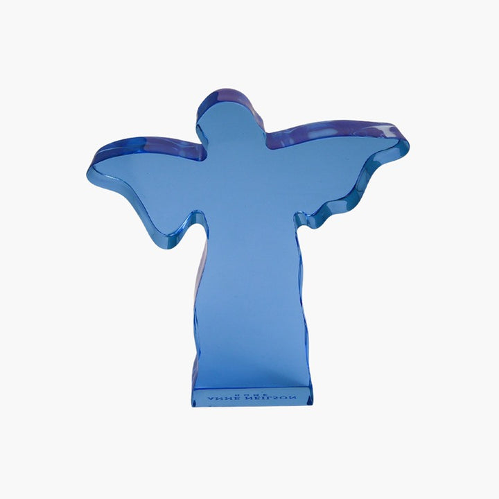 Blue Small Angel Acrylic Weight