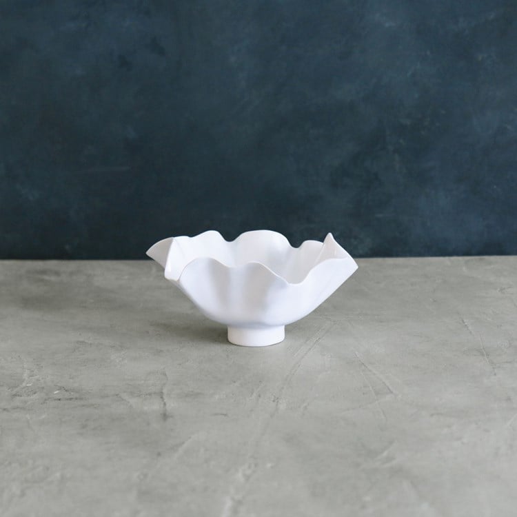 VIDA Bloom Sm Deep Bowl (White)