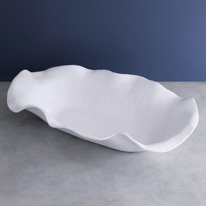 VIDA Nube Extra Lg Oval Centerpiece (White)