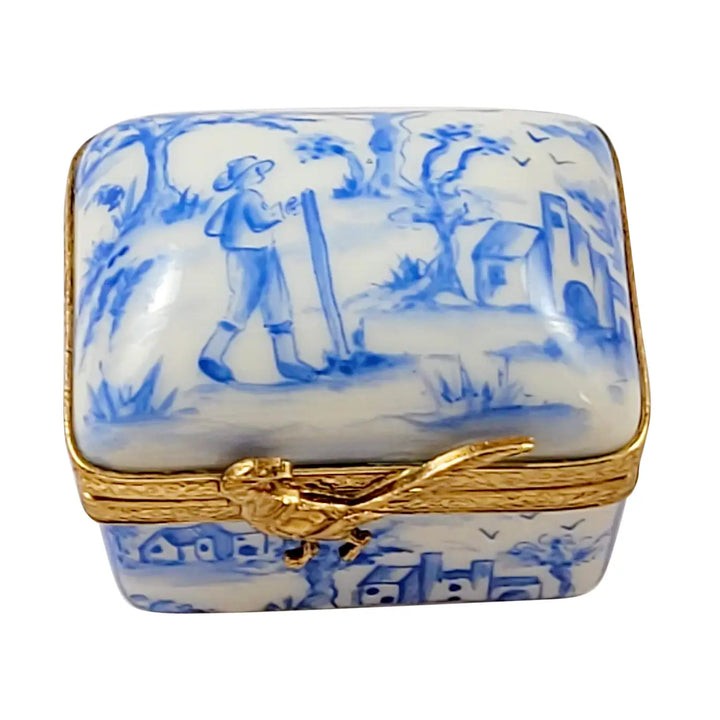 Blue Toile Box