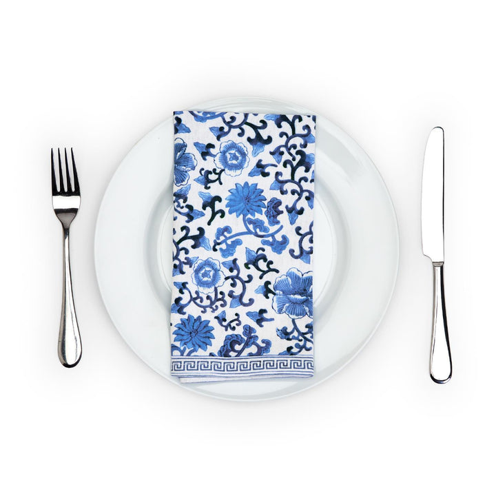 Set of 4 Chinoiserie Napkins