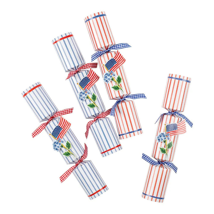 Crackers- Flags and Hydrangeas