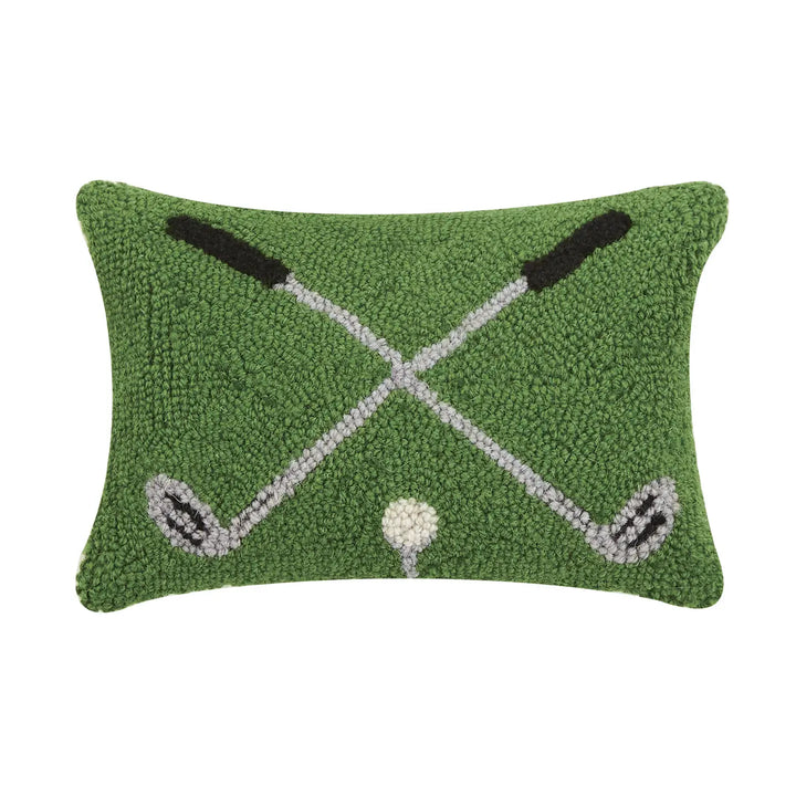 Cross Golf Clubs Hook Pillow