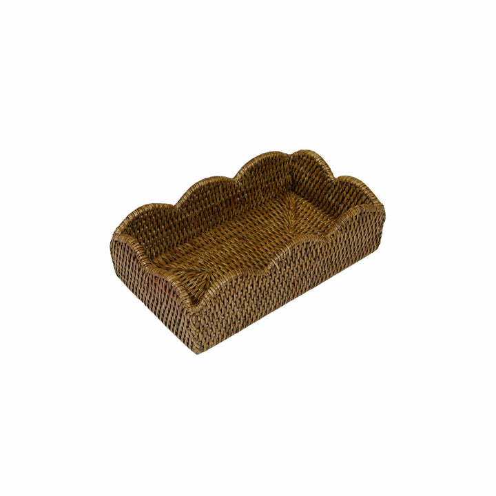 Rattan Guest Towel Holder