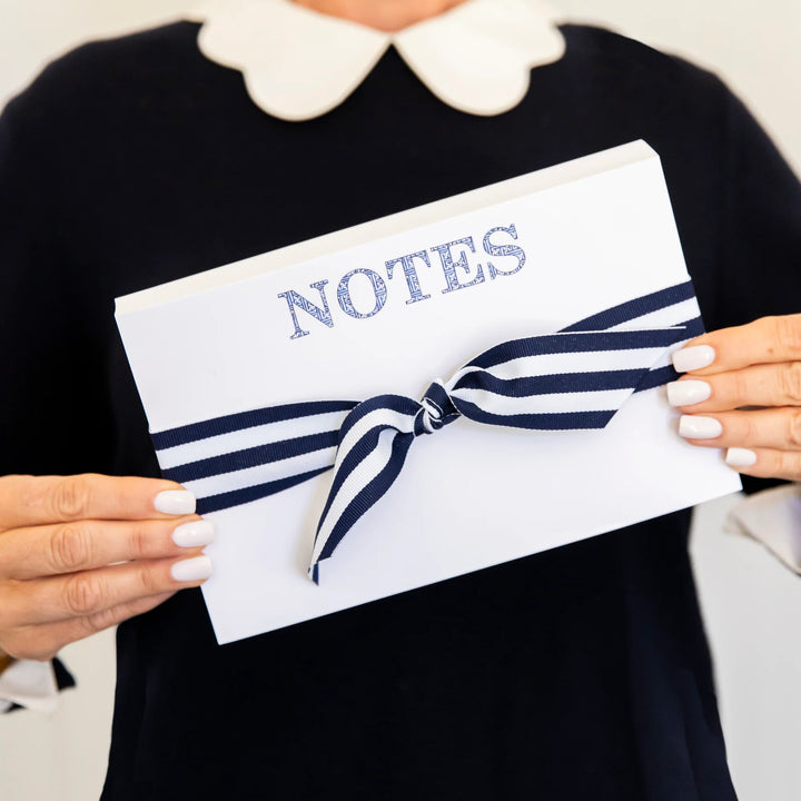 Basketweave "NOTES" Slab Notepad