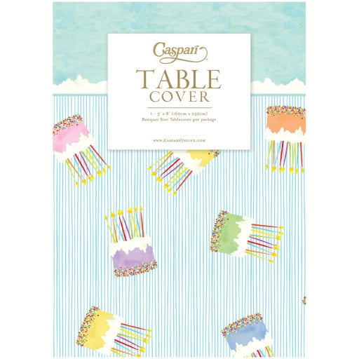 Cake Frosting-Paper Linen Cloth Table Covers - includes 1 Cloth Table Covers