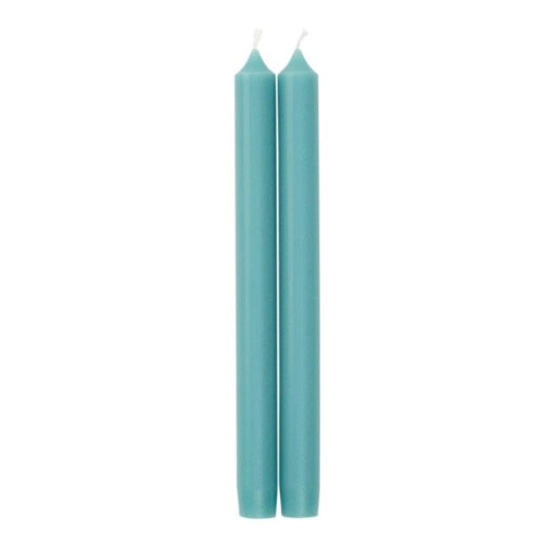 Turquoise Duet Candle Candle Crown Pairs 10 Inch