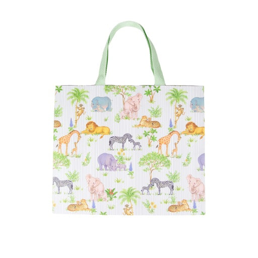 Safari Baby Gift Bag Lg 11 3/4 X 4 3/4 X 10