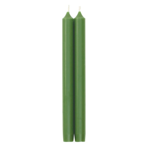 Leaf Green Duet Candle Candle Crown Pairs 10 Inch