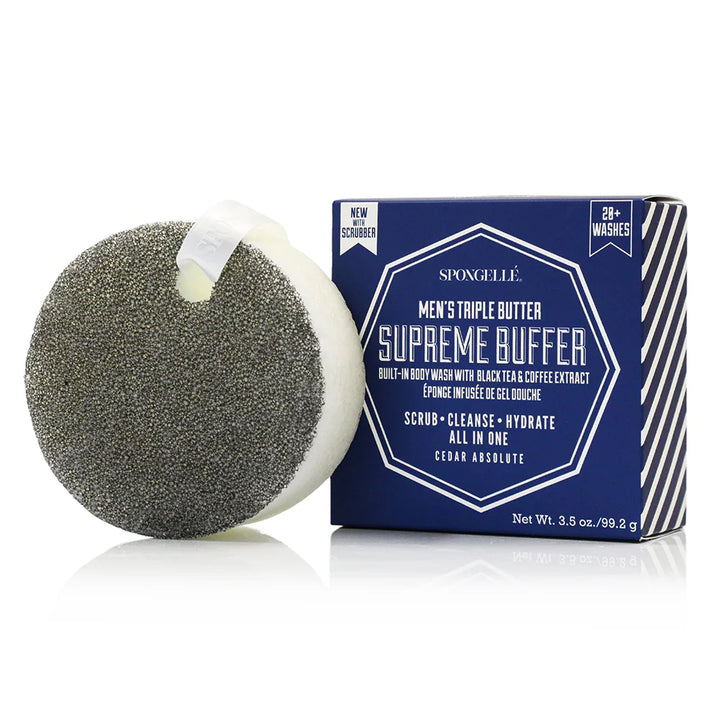 Men's Supreme Buffer With Scrubber - Cedar Absolut