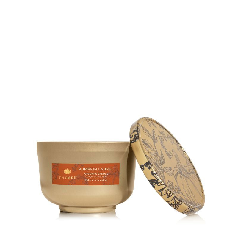 Pumpkin Laurel 6.5oz Universal Tin Candle