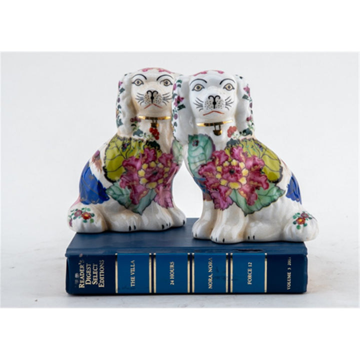 Staffordshire Dogs - Tobacco Leaf 5"