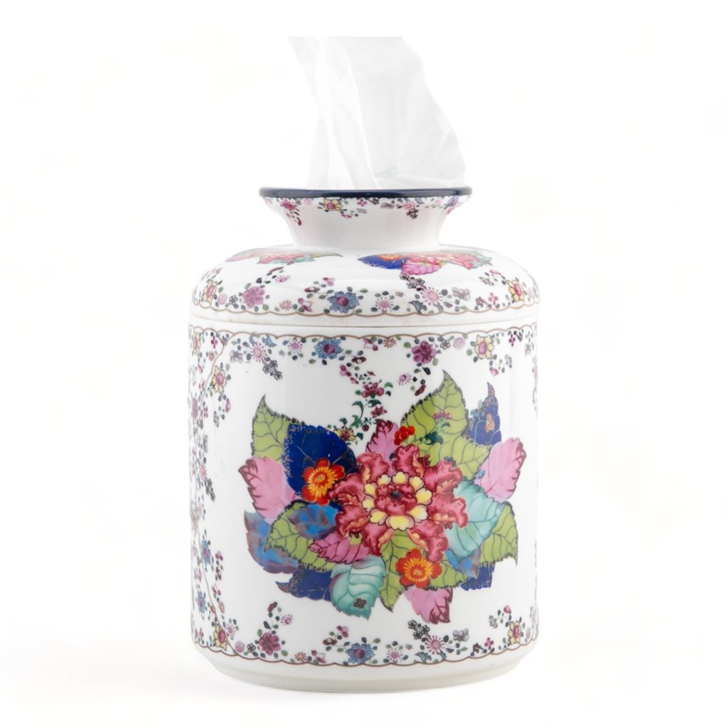Tobacco Leaf Tissue Jar