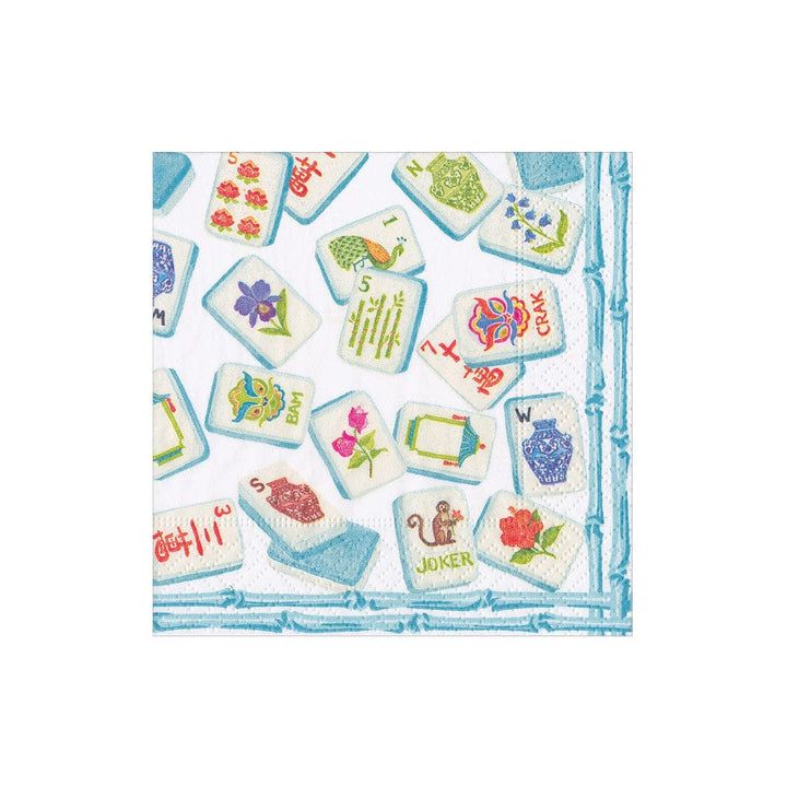 Cocktail Napkins- Mahjong Robins Egg