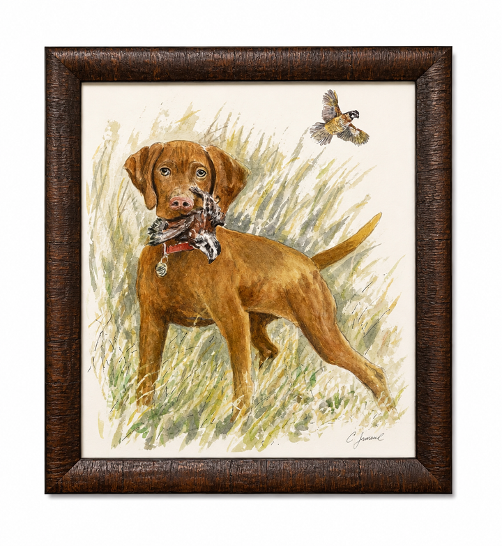 Hunting Dog Frames Art 24x28