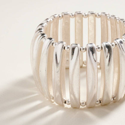 Classic Vintage Domed Shaped CCB Stretch Bracelet