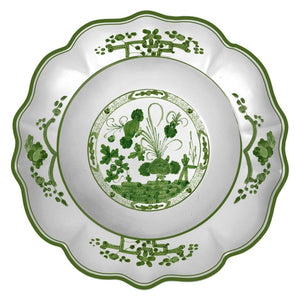VIDA Faenza Bowl Green & White