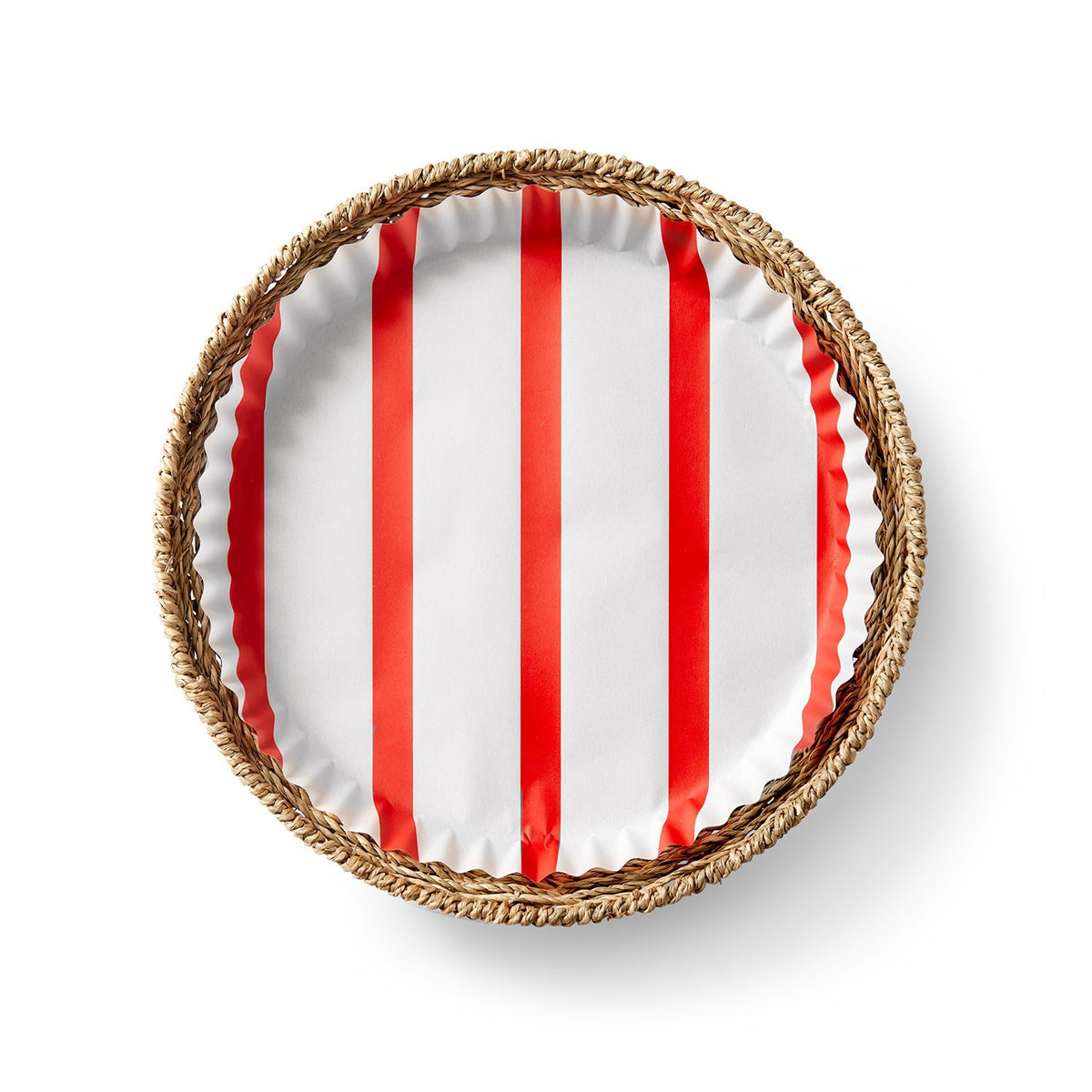 Red Stripes Plate Liner