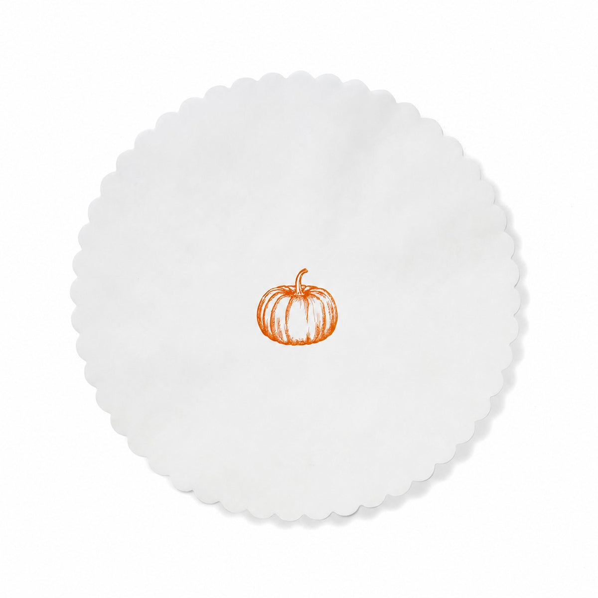 Pumpkin Spice Flat Plate Liners