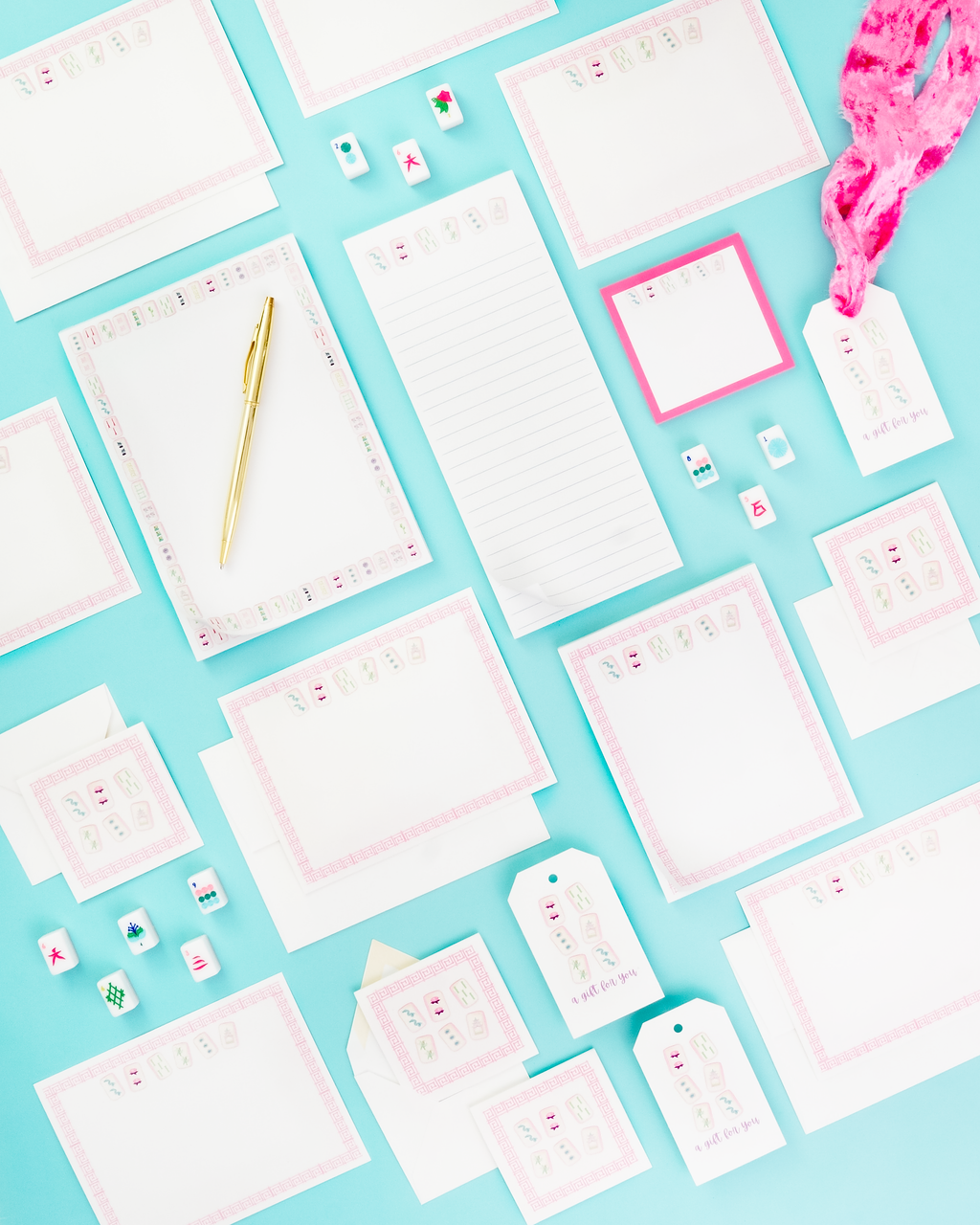 Bam Let's Mahj Mahjong 5x7 Notepad | 50 Sheets