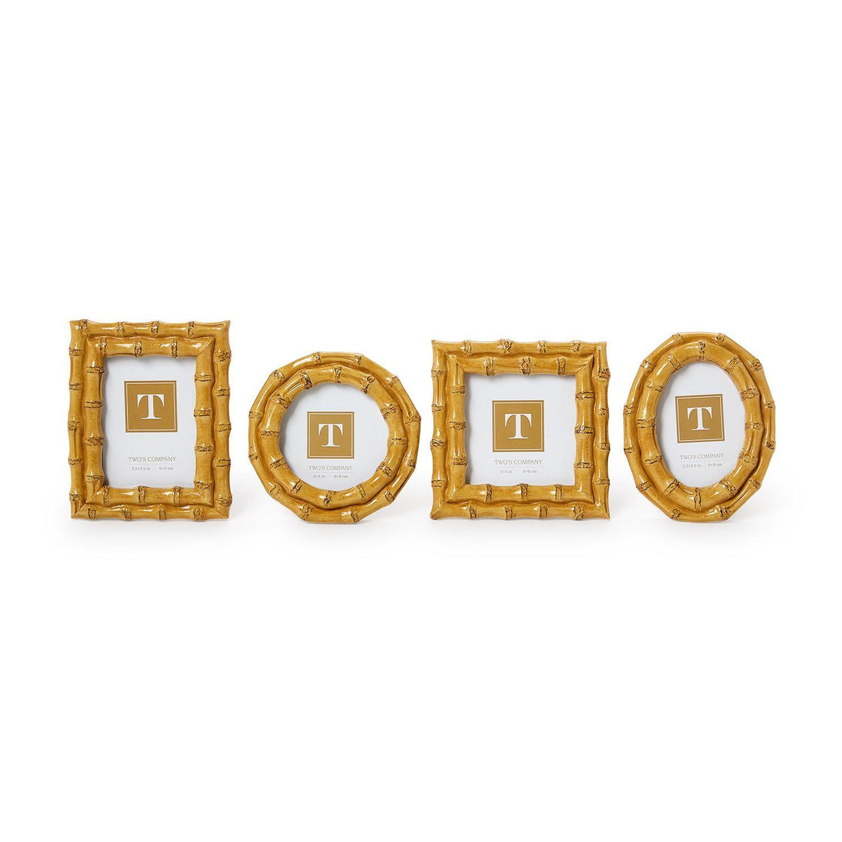 Natural Bamboo Mini Photo Frames
