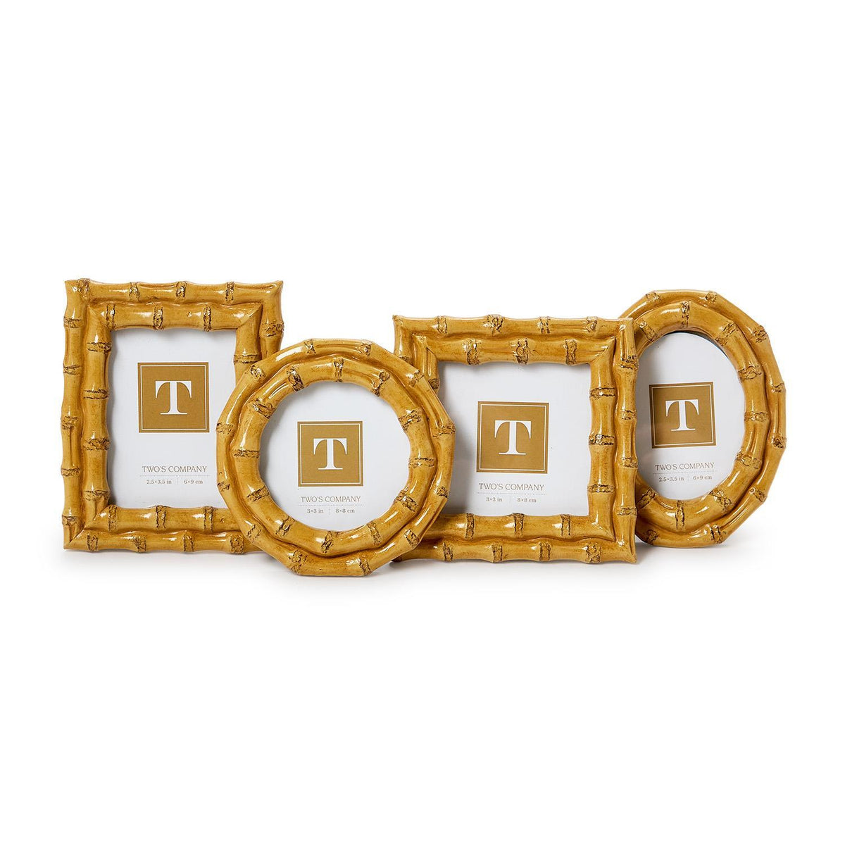 Natural Bamboo Mini Photo Frames