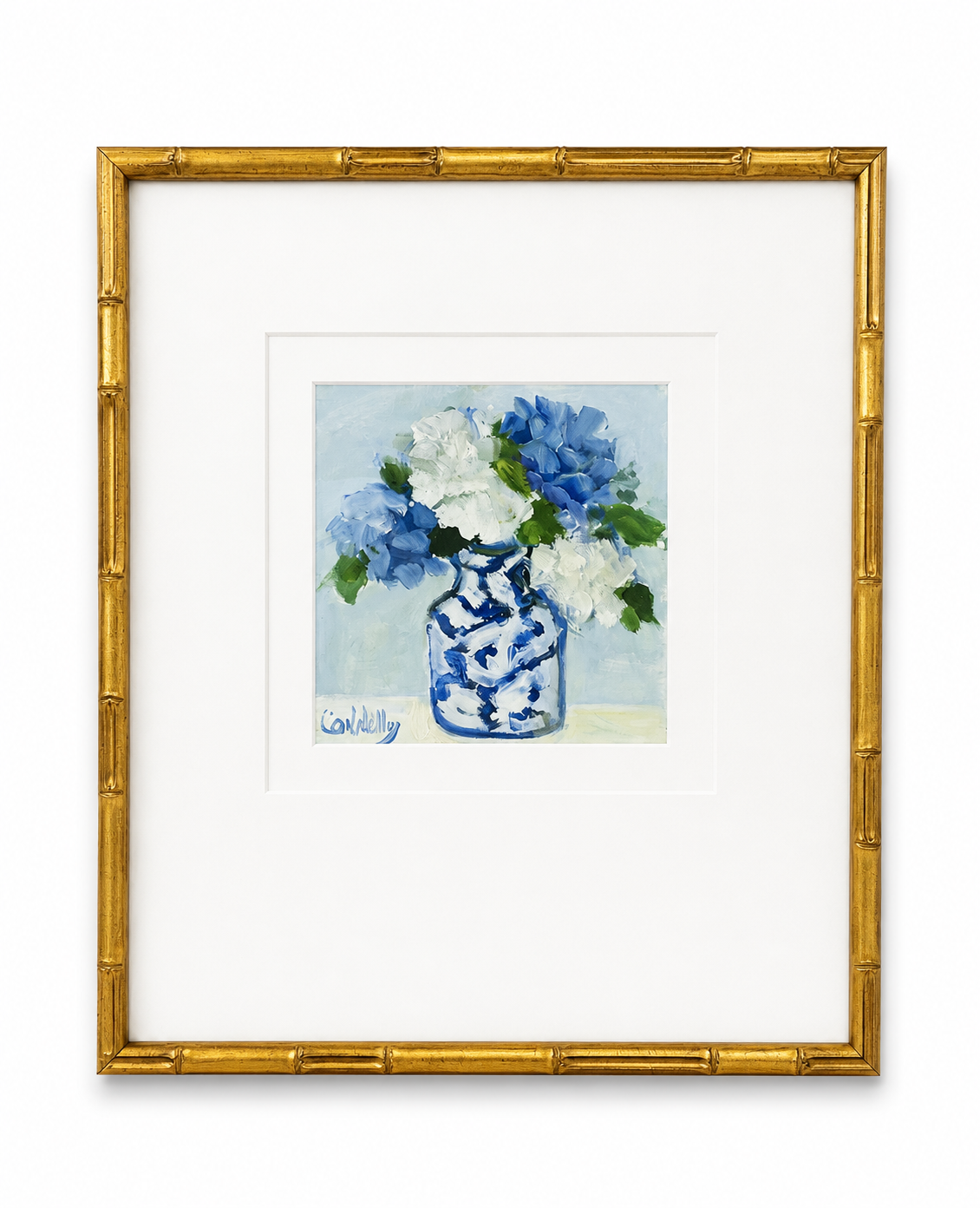 Floral Vase Framed Art 18x22