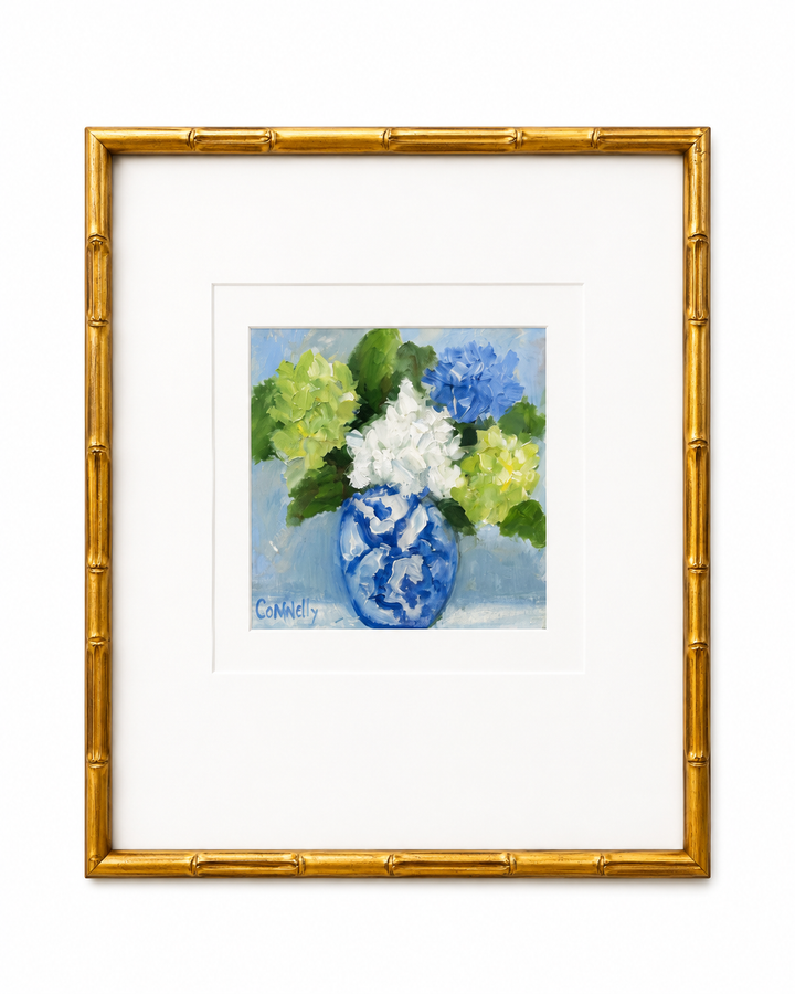 Floral Vase Framed Art 18x22