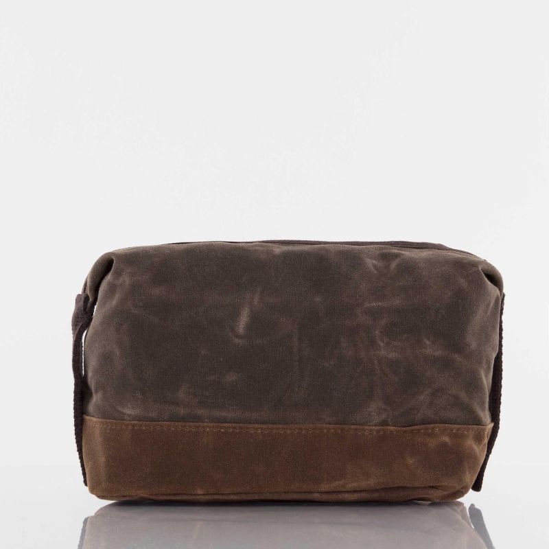 Waxed Toiletry Bag