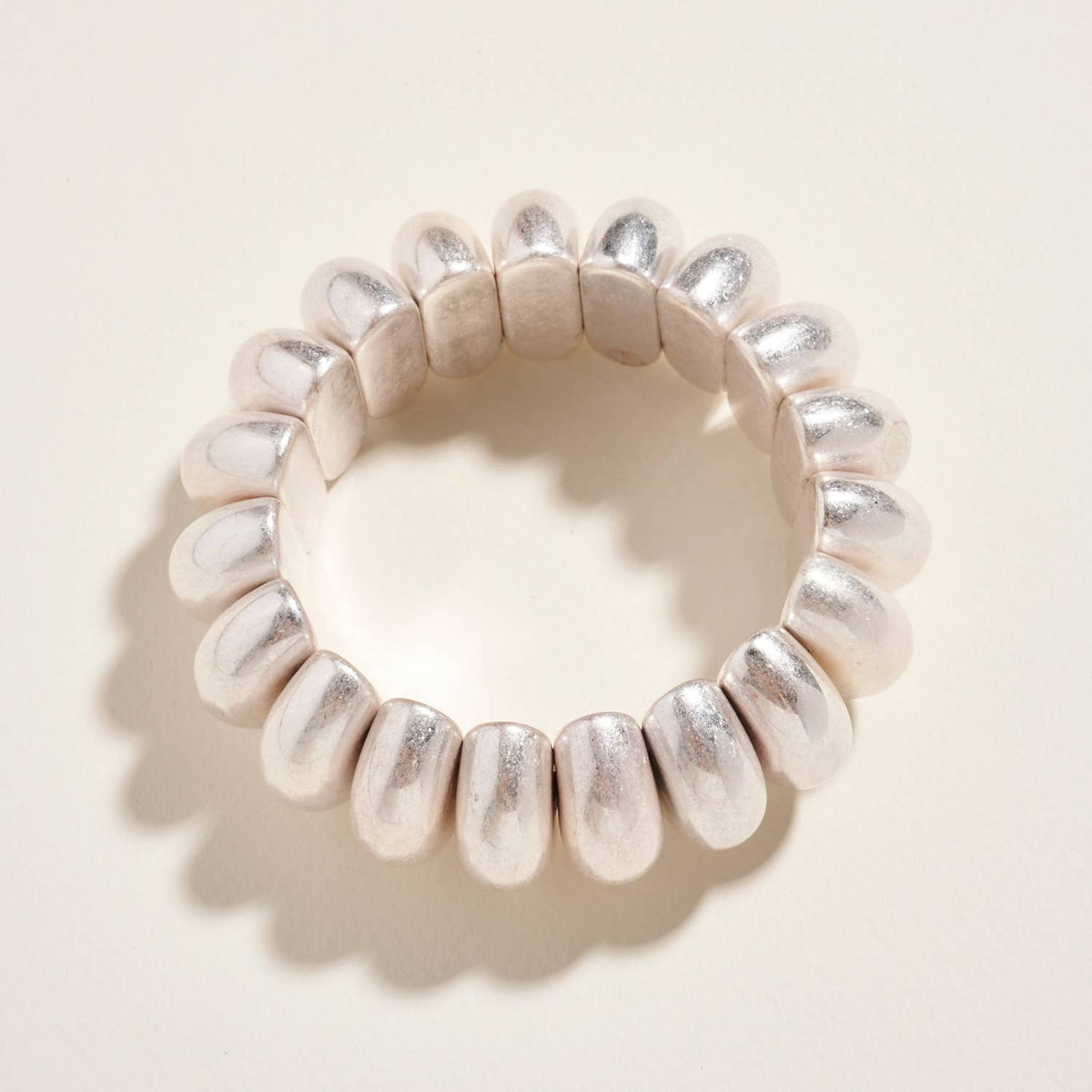 Round Shaped Vintage Metal Stretch Bracelet